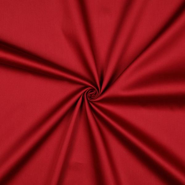 Baumwoll Satin Bordeaux